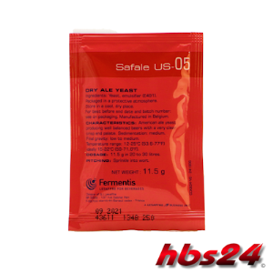 Fermentis trocken Bierhefe SafAle US-05(56) 11.5 g hbs24