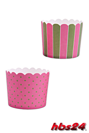 Cupcake Backform Mini Rosa-Grün - hbs24