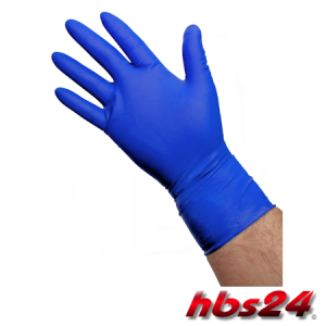 Latex Handschuh lang blau "High Risk" Gr.XL - hbs24